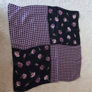 Talbots rayon scarf. 21 x 21. Square rayon